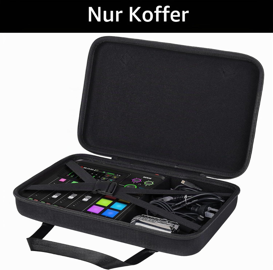 Khanka Hartschalen-Tragetasche, kompatibel mit RØDECaster Pro II All-in-One-Produktion, schützende A
