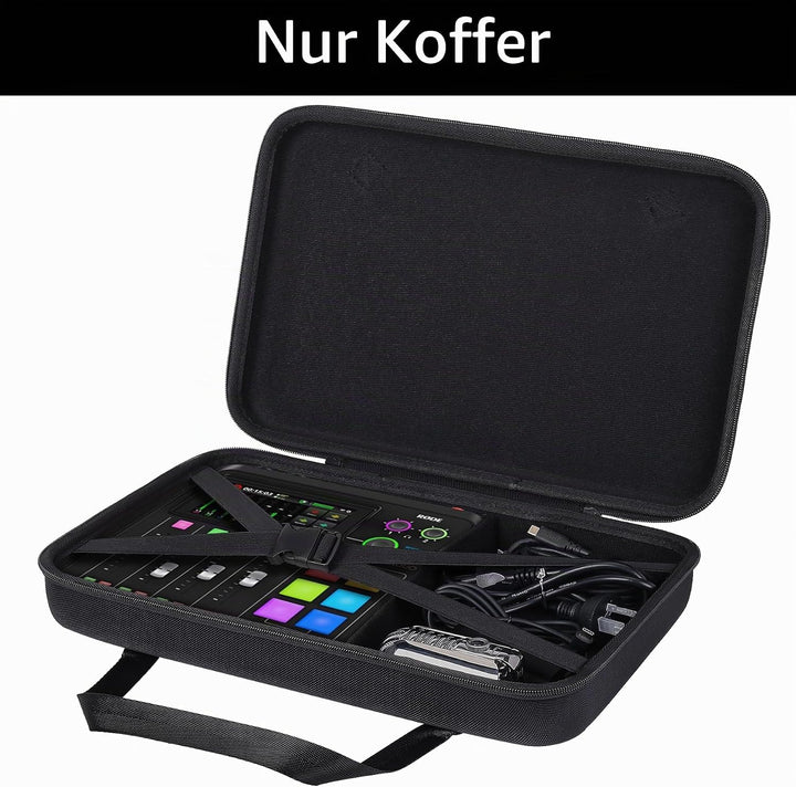 Khanka Hartschalen-Tragetasche, kompatibel mit RØDECaster Pro II All-in-One-Produktion, schützende A
