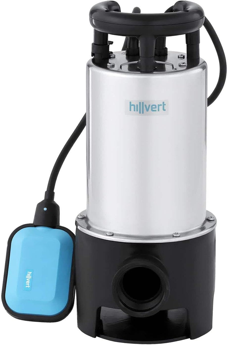 Hillvert Schmutzwasser-Tauchpumpe elektrisch HT-ROBSON-SP1100DWE (1.100 W, Fördermenge max.: 16.000