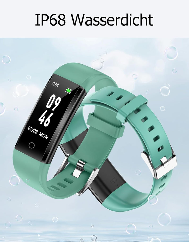 GRV Schrittzähler Uhr Ohne Bluetooth/App/Handy für Damen und Heren,Kinder Fitness Tracker Fitnessuhr