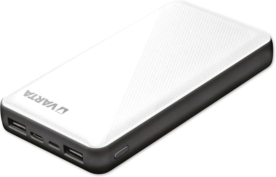 VARTA Power Bank 20000mAh, Powerbank Energy mit 4 Anschlüssen (1x Micro USB, 2x USB A, 1x USB C), ko