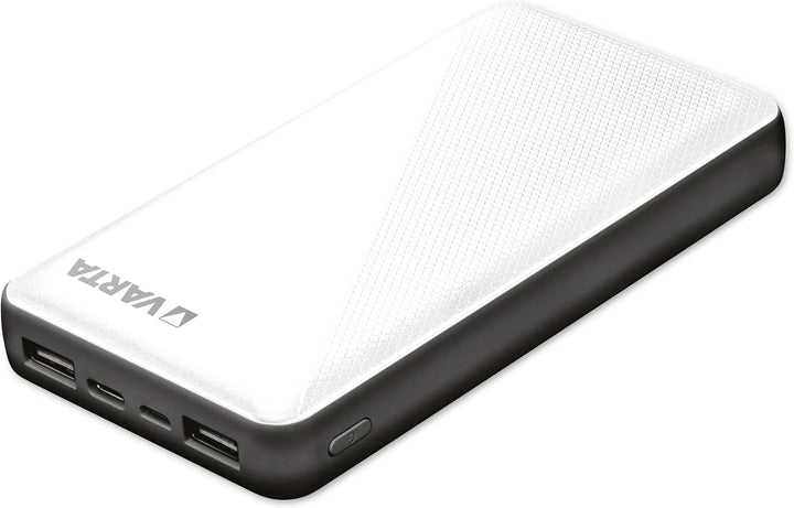 VARTA Power Bank 20000mAh, Powerbank Energy mit 4 Anschlüssen (1x Micro USB, 2x USB A, 1x USB C), ko