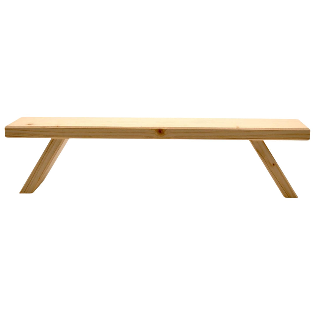 Schwibbogenbank aus Holz – Fensterbank Erhöhung für Lichterbogen – Holzbank für Schwibbogen – ideal