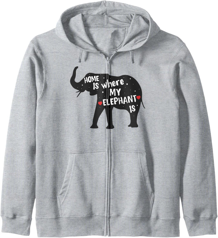 Home Is Where My Elephant Is Kapuzenjacke