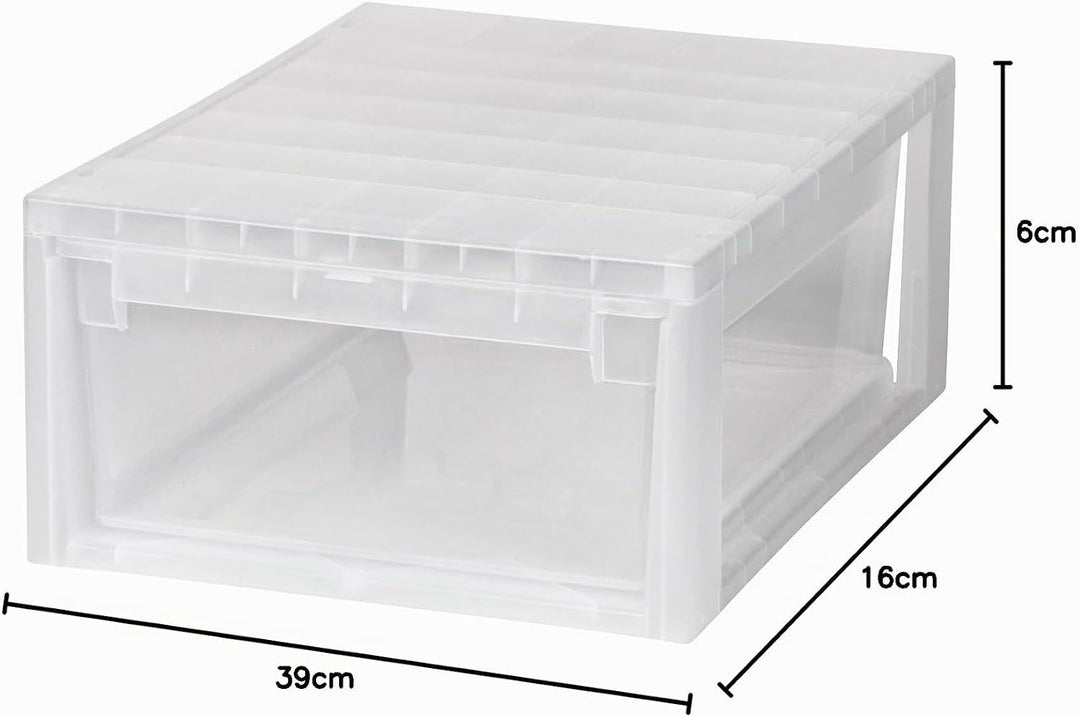 3 Stück Schubladenboxen mit Nutzvolumen 2 Stück mit 12 (M) und 1 Stück mit 36 (XL) Liter. Passend fü