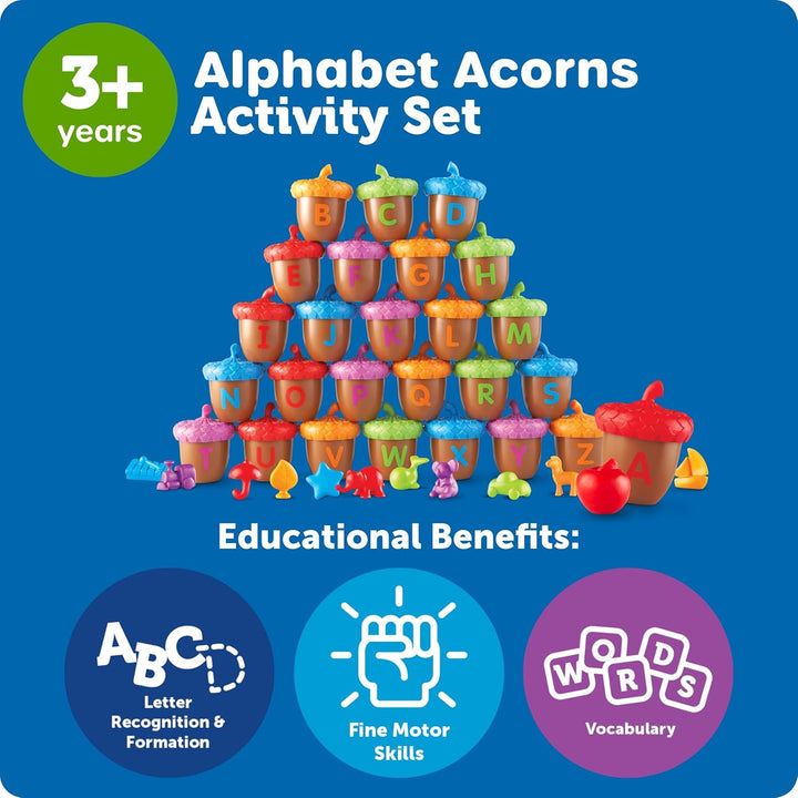 Learning Resources Spielset Alphabet-Eicheln Eichel-Aktivität, Eichel-Aktivität