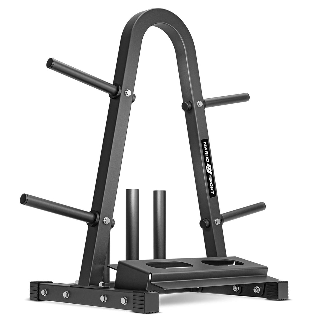 Marbo Sport Multiständer für Gewichtsscheiben, Hanteln und Stangen Schwarz Max. Tragkraft 300 kg MH-
