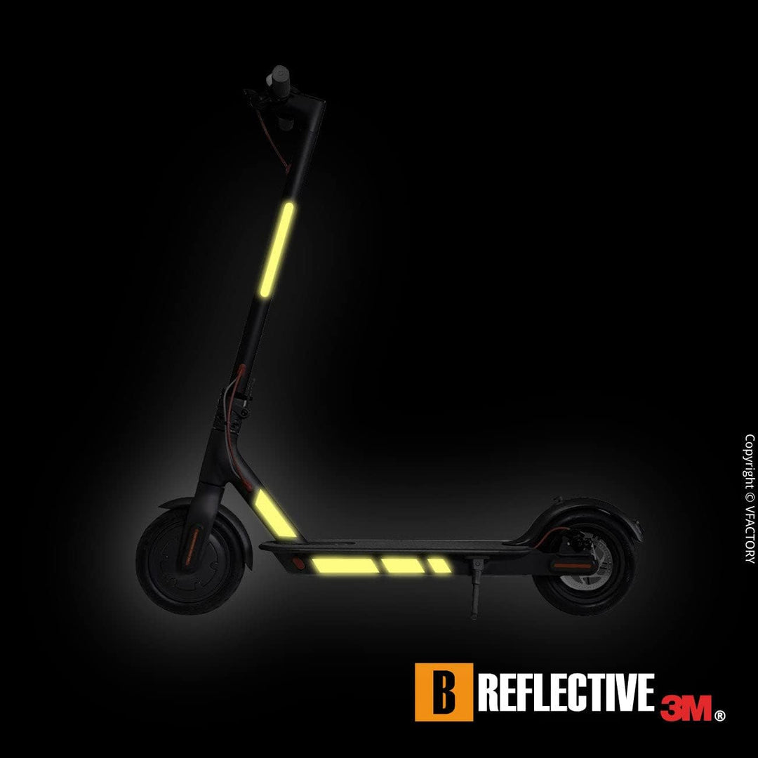 B REFLECTIVE 3M® Colors™, Ausgeschnittene reflektierende Aufkleber, Multi Support: Fahrrad, Roller,