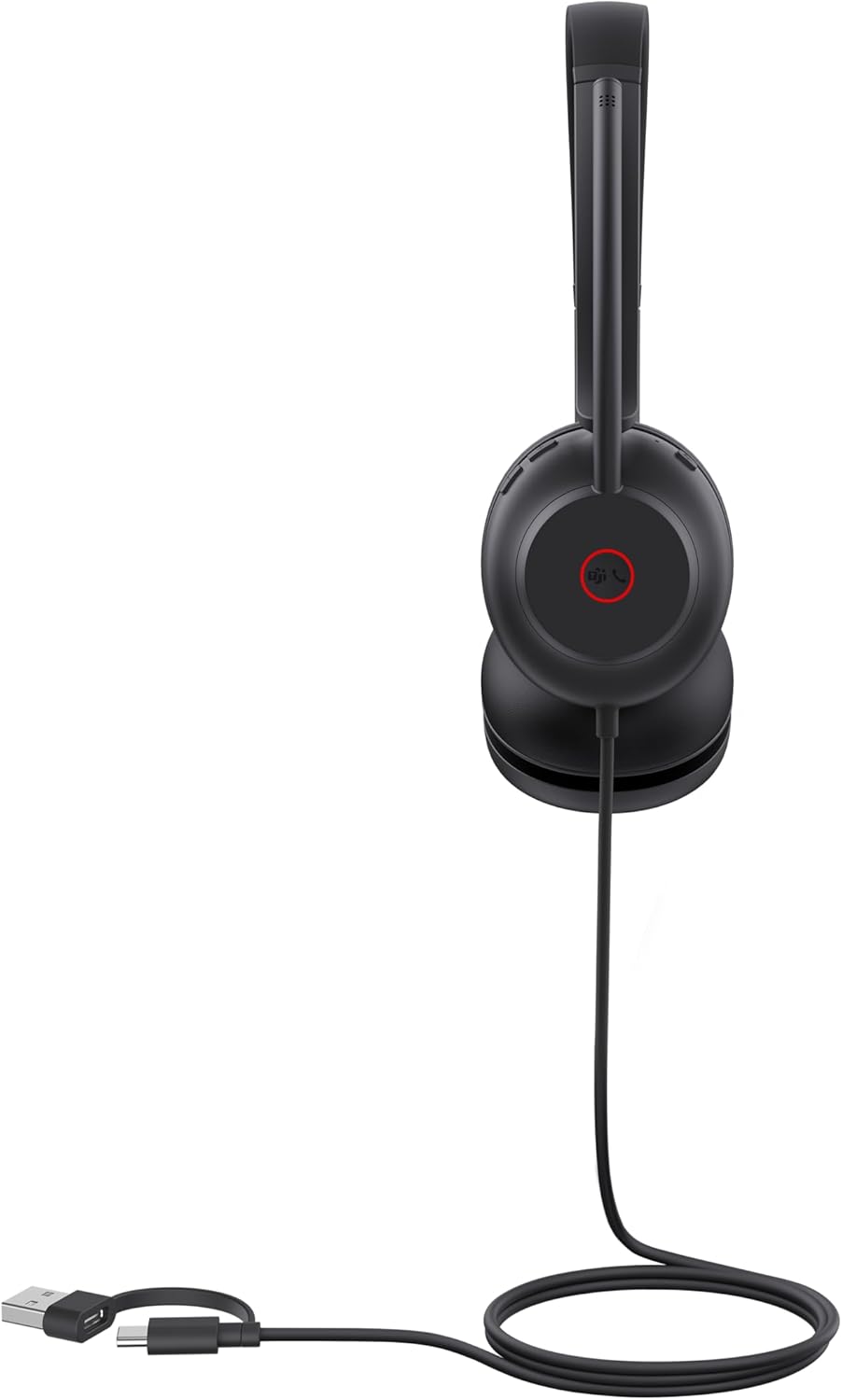 Yealink UH35 USB Headset für PC, kabelgebundenes Headset mit Geräuschunterdrückung, zertifiziert für