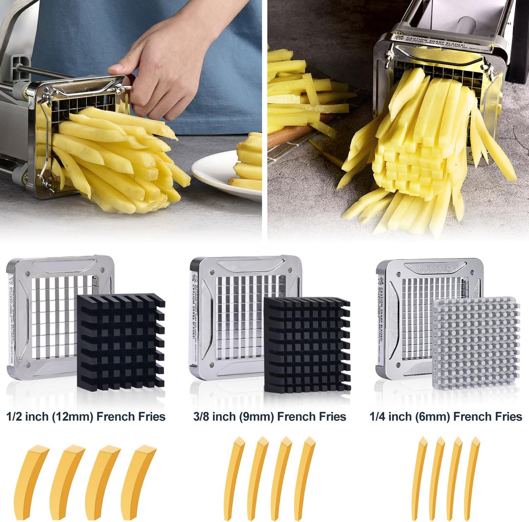 Sopito 6x6mm Ersatzklingen-Set für Pommes Frites Schneider, 6mm Ersatzklinge