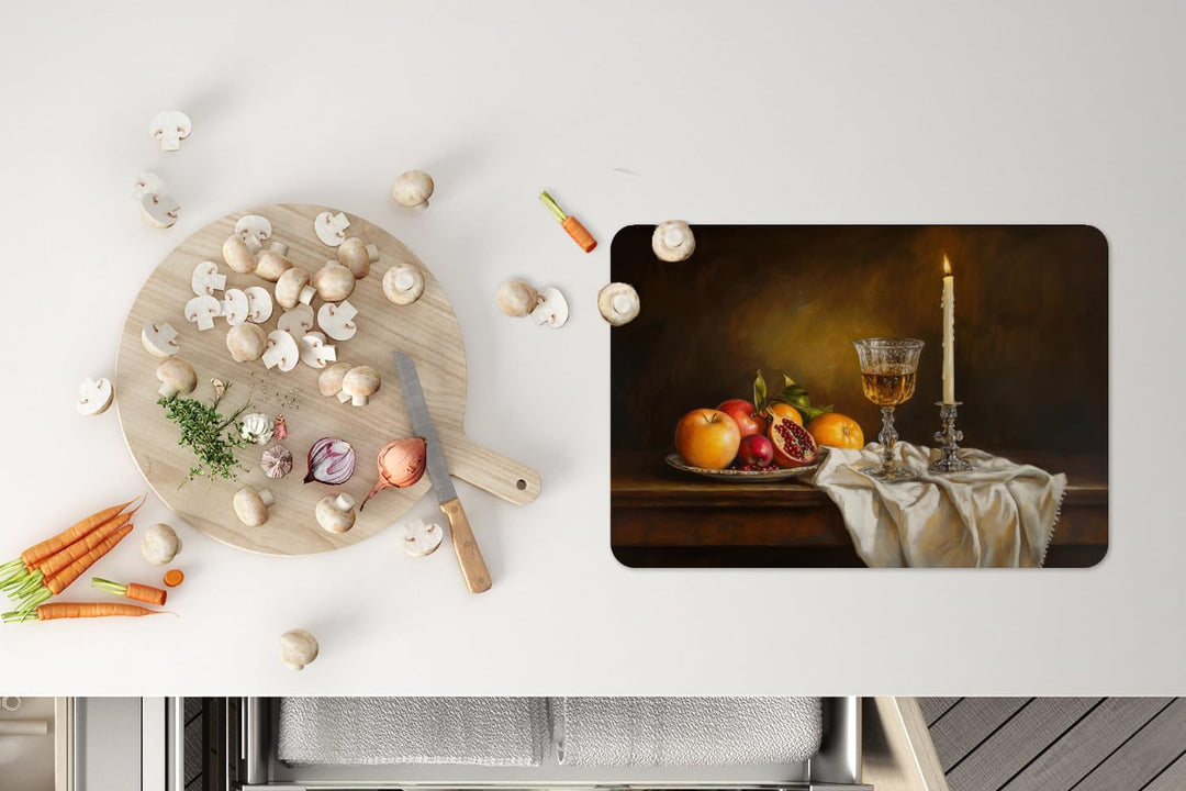KitchenYeah© Platzsets Abwaschbar 6-Teilig 45x30 cm Tischsets Platzdeckchen Platzset Unterlage Tisch
