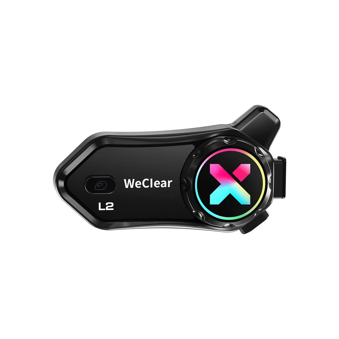 L2 Intercom Motorrad, 2-Wege-Kommunikationssytem mit Audio Multitasking | Helm Headset, Gleichzeitig