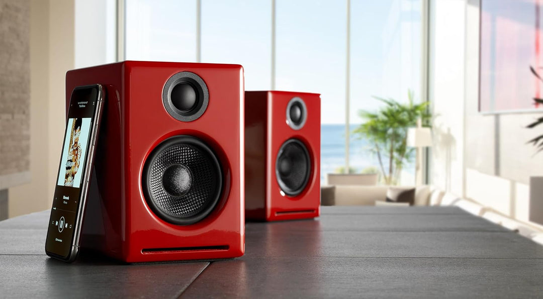Audioengine A2+ Plus Wireless Speaker Bluetooth | Desktop Monitor Speakers | Home Music System aptX