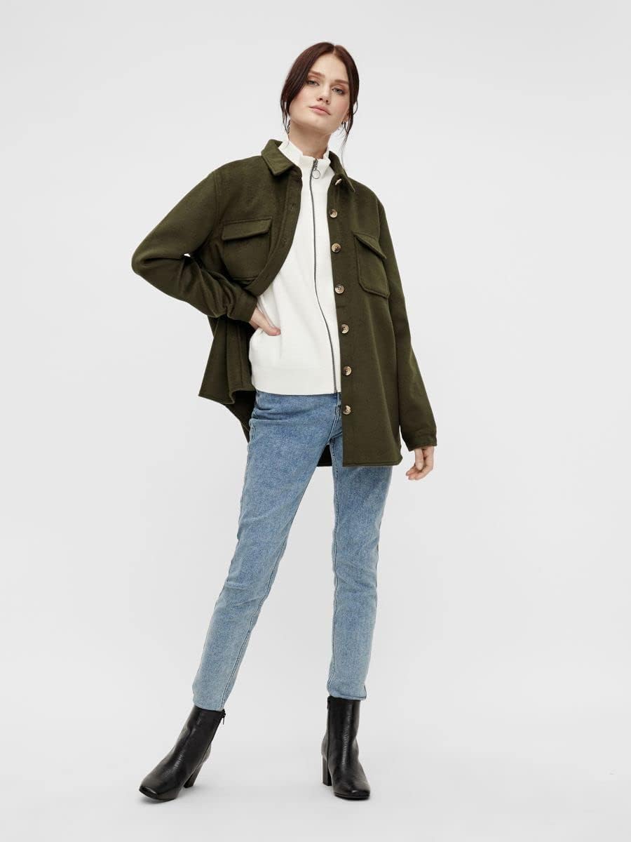 Object Damen Objvera Owen L/S Jacket Noos Jacke 34 Forest Night, 34 Forest Night