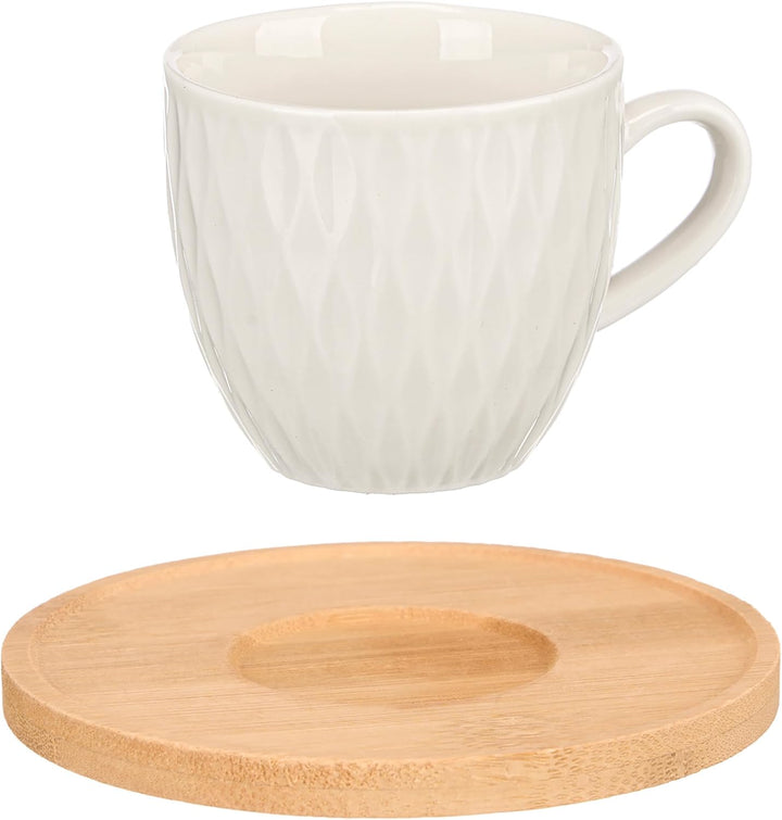 Annastore Espressotassen 6er Set Porzellan - 90 ml