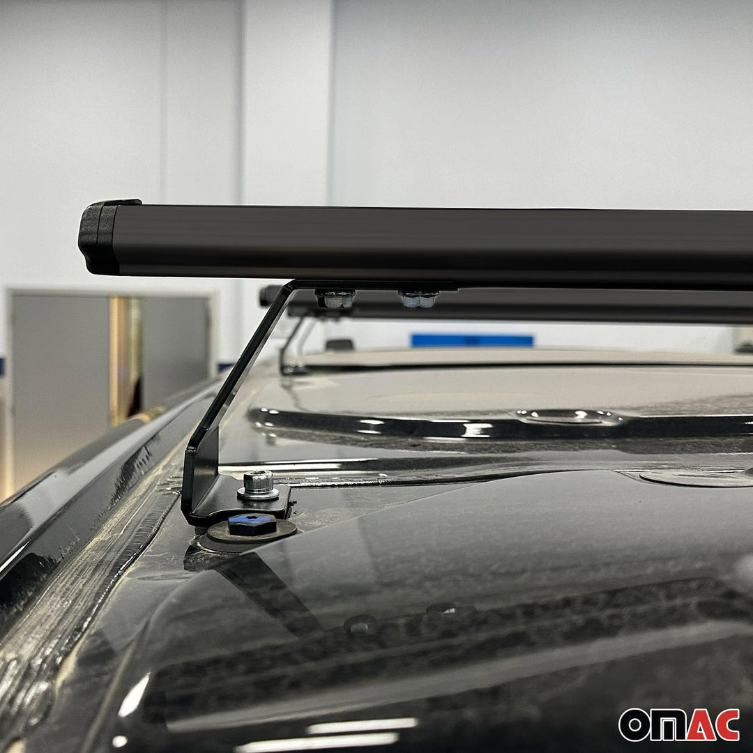 OMAC Heavy Duty Dachträger Querträger kompatibel mit VW Transporter T7 2023-2026 – 3 Stangen – Alumi