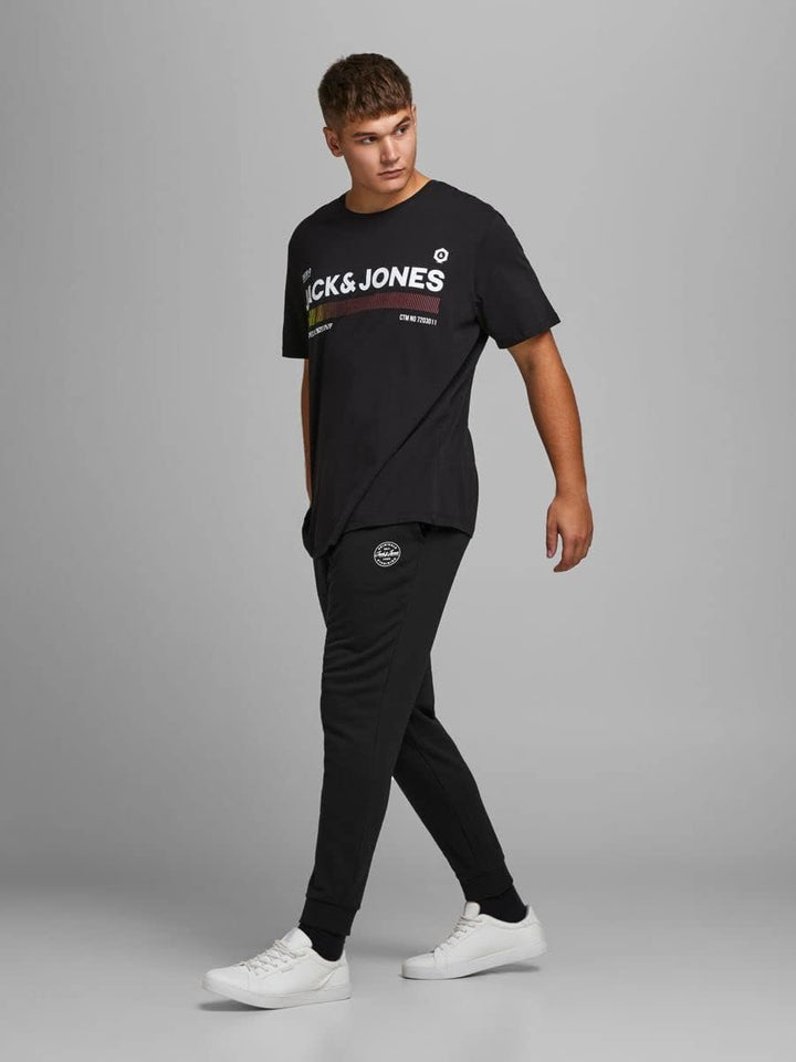 JACK & JONES Male Jogginghose Regular Fit Jogginghose XS Schwarz, XS Schwarz