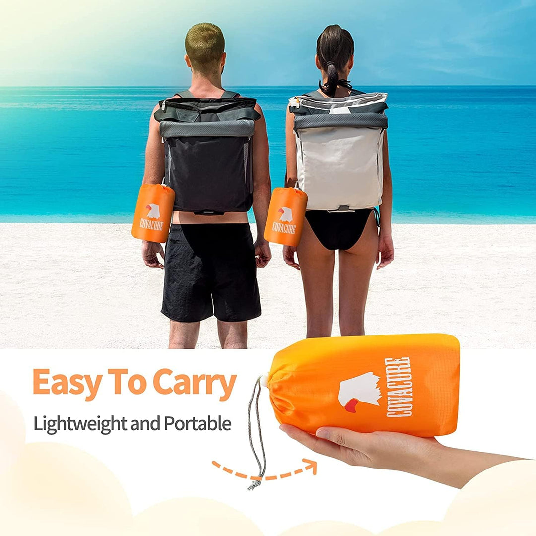 COVACURE Picknickdecke Stranddecke Strandmatte Campingdecke, 210 x 200 cm Wasserdicht, Sanddicht, 0.