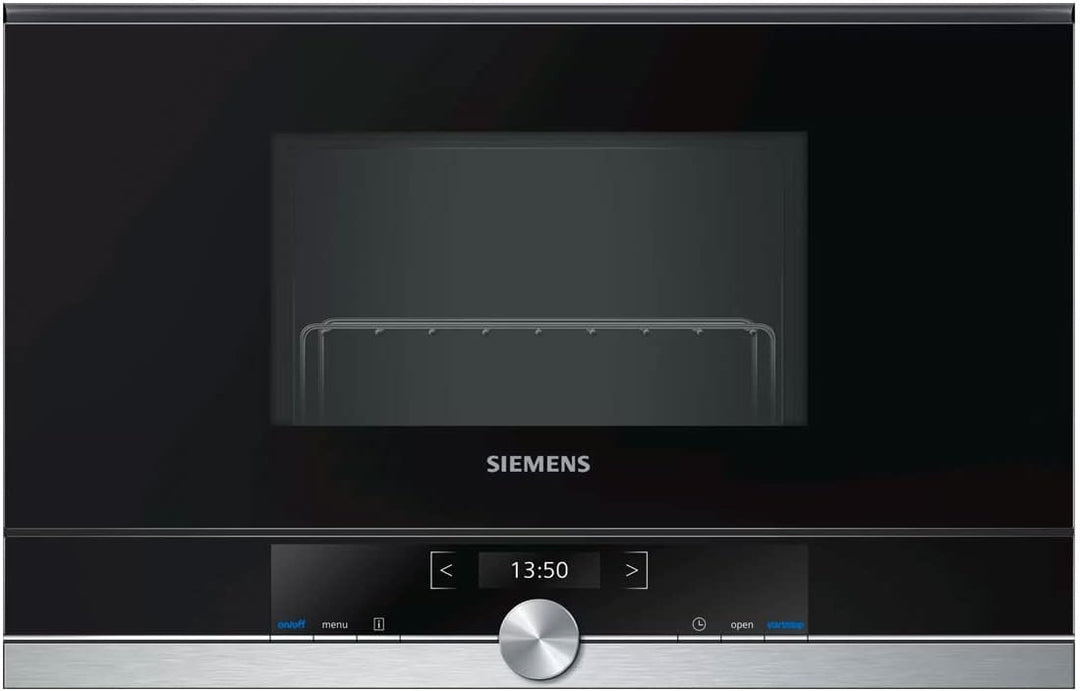 Siemens BE634RGS1 iQ700 Mikrowelle / 900 W / 21 L Garraum / LED-Innenbeleuchtung / Edelstahl