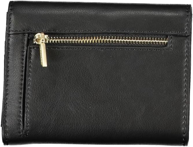 Calvin Klein Damen Portemonnaie Re-Lock Trifold mit Münzfach, Schwarz (Ck Black), Onesize