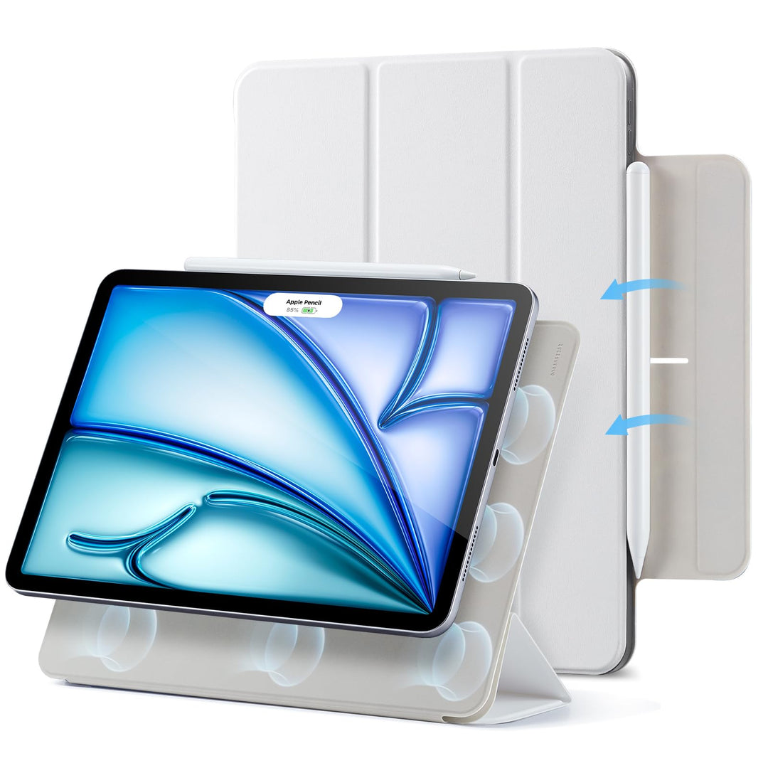 ESR für iPad Air 11 Zoll 2026 Hülle M4/M3/M2, iPad Air 5/4 Hülle (2025/2024/2022/2020) Starke Magnet