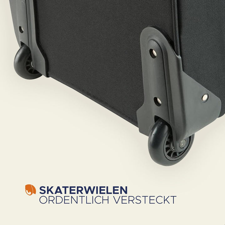 Princess Traveller Barcelona Dutch Design, Reisekoffer, 65 cm, Schwarz, M
