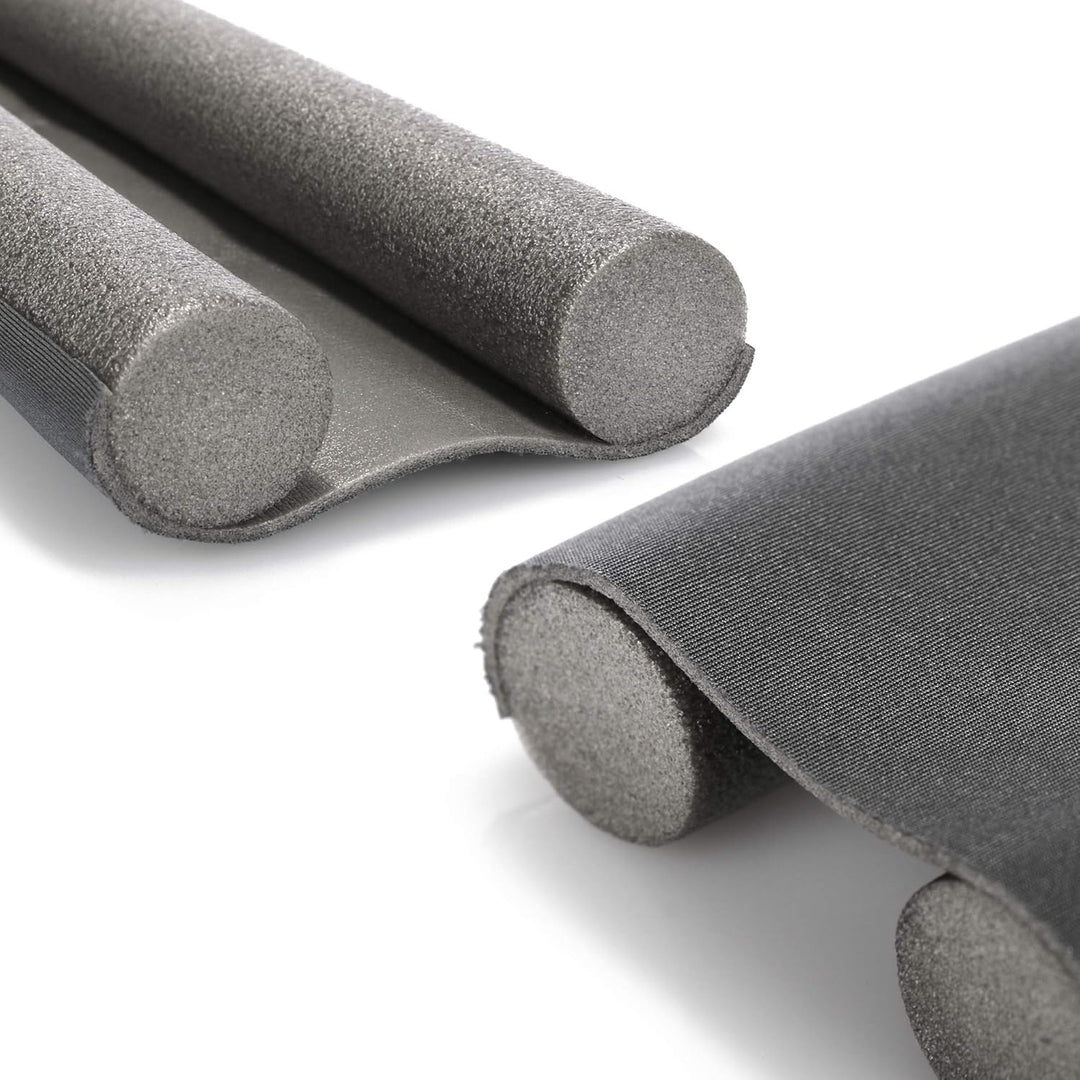 COM-FOUR® 3X Zugluftstopper für die Tür - Türbodendichtung - Luftzugstopper mit Doppeldichtung - Sch