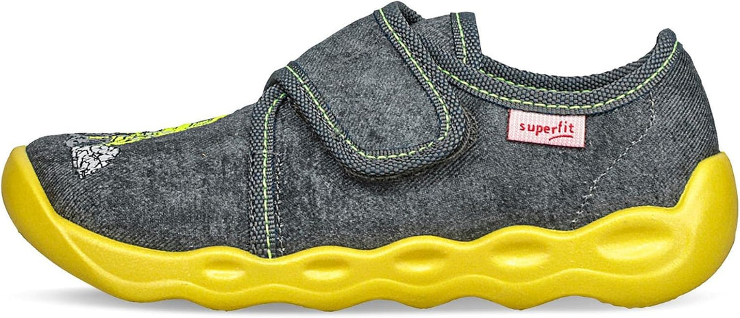 Superfit Jungen Bubble Hausschuh 32 EU Grau Mehrfarbig 2000, 32 EU Grau Mehrfarbig 2000
