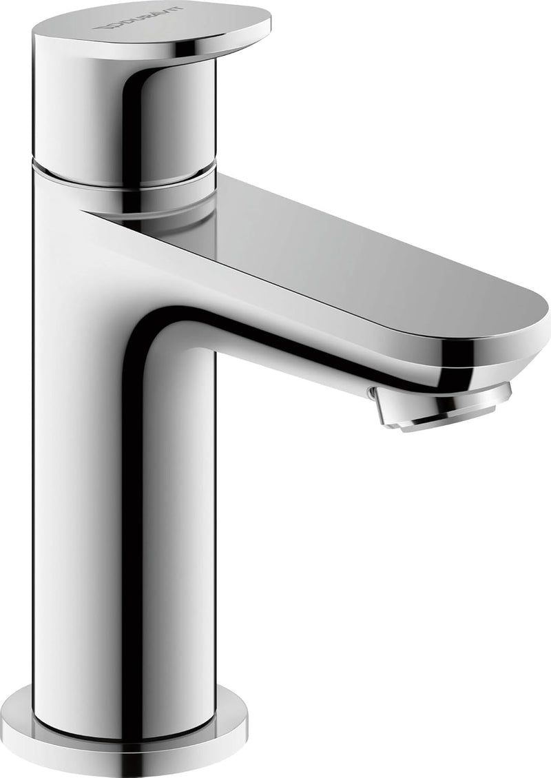 Duravit Wave Standventil (Auslauf Höhe 77 mm), Kaltwasser Waschtischmischer, Kaltwasserhahn Bad, Kal