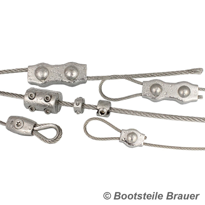 50 Meter Edelstahl - Drahtseil 1x19 hart D= 3 mm - Edelstahl A4 (AISI 316) Edelstahlseil Stahlseil 5