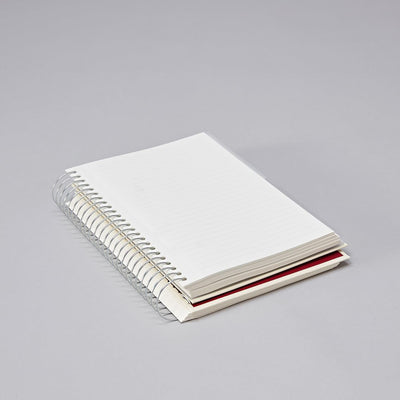 Semikolon 351555 Mucho Spiral-Notizbuch A5 15,7 x 21,7 cm, je 110 karierte, linierte, blanko Seiten,