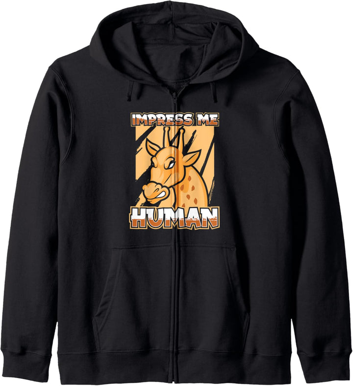 Giraffe Afrika Wildnis - Safari Zoo Giraffe Kapuzenjacke