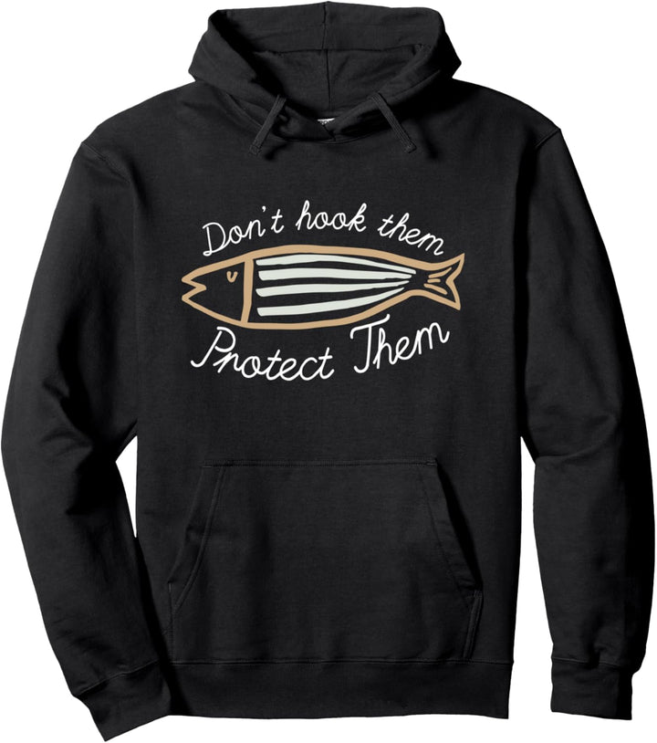 Ich schütze Fische und Meerestiere Fischdesign Fischmotiv Pullover Hoodie