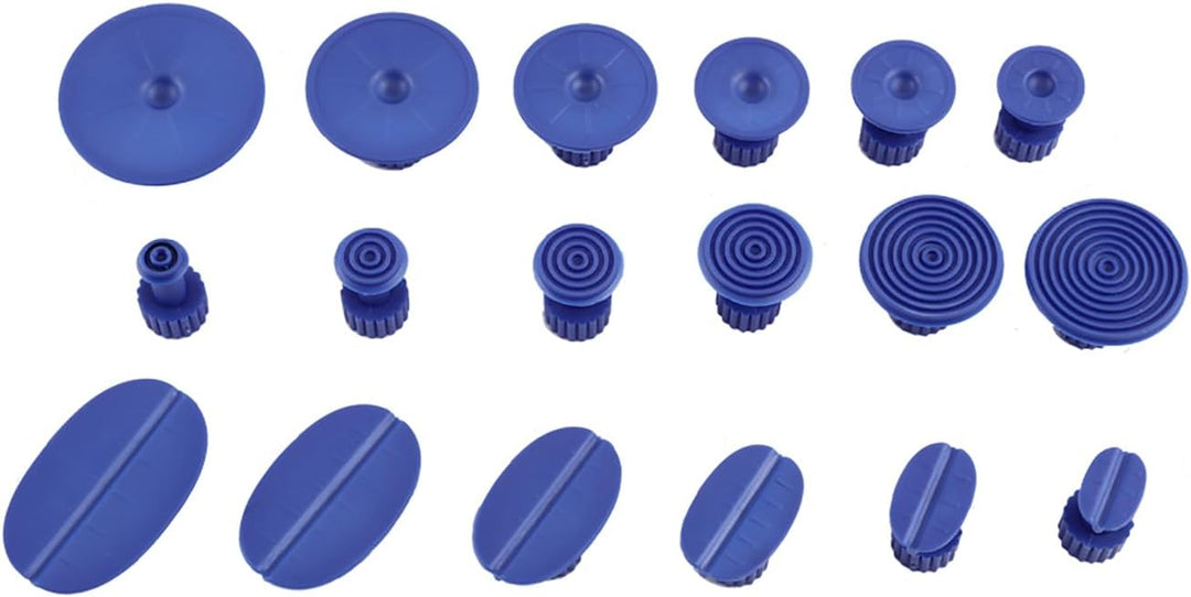 Dellen Reparatur Ausbeulwerkzeug Lackfreies, Auto Dellen Reparaturset 2-in-1-T-Abzieher 19 pcs Auto