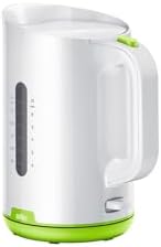 Braun Wasserkocher WK 1100 GR Series1 Schnellkochsystem 2200W 1,7L Grün Weiss Antikalk-Filter mit au