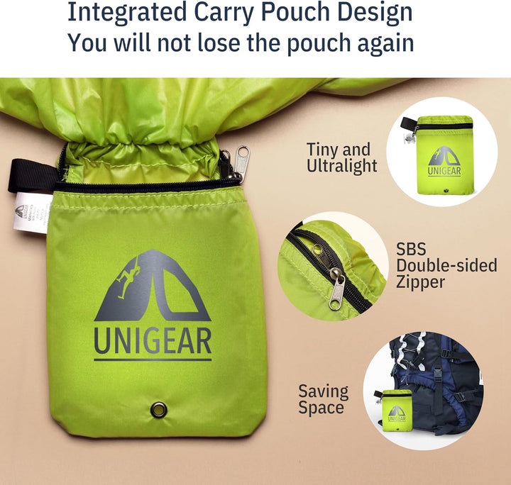 Unigear Regenschutz für Rucksäcke Schulranzen mit Reflektor, wasserdichte Regenhülle Rucksack Cover