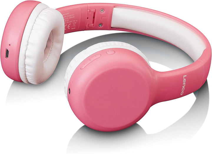 Lenco HPB-110 Kinder Bluetooth Kopfhörer Bluetooth 5.0-85db ,250mAh Freisprechfunktion Micro USB fal