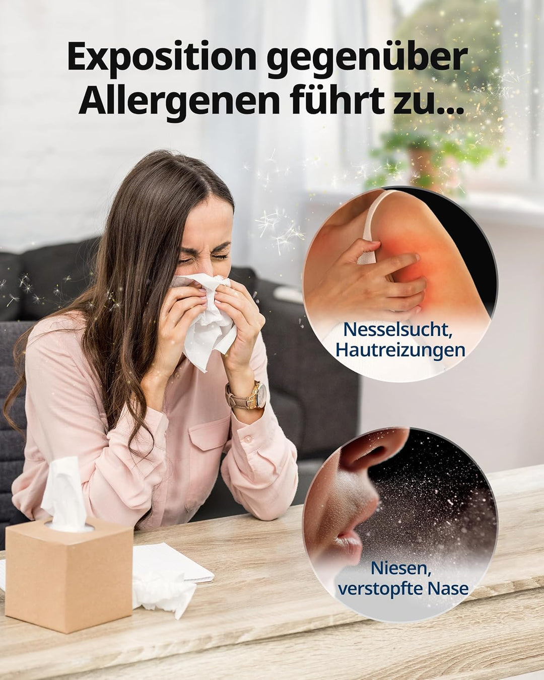 COWAY Luftreiniger Airmega Mighty AP-1512HH & 200M Ersatzfilter-Set für Allergiker, enthält 2 Allerg