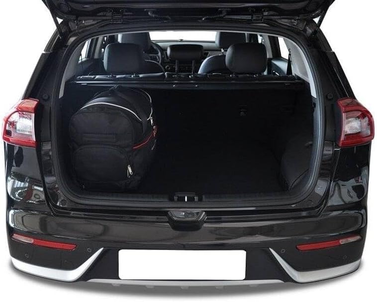 KJUST Dedizierte Kofferraumtaschen 3 STK kompatibel mit KIA NIRO I 2016-2022