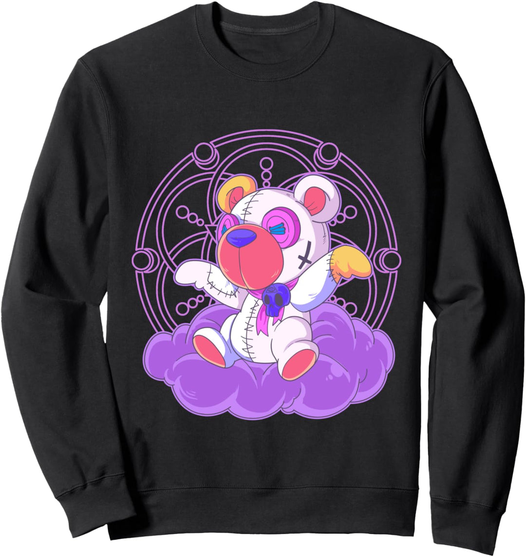 Evil Teddy Pastel Goth Kawaii Gift Sweatshirt