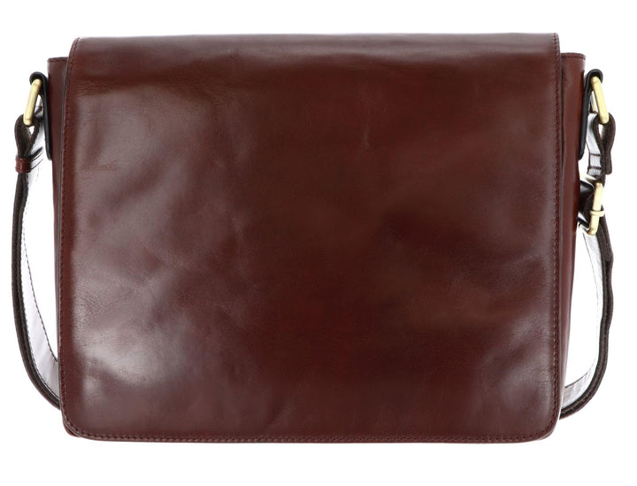 Leonhard Heyden Cambridge Kuriertasche mit Laptopfach 32 cm Redbrown, Redbrown