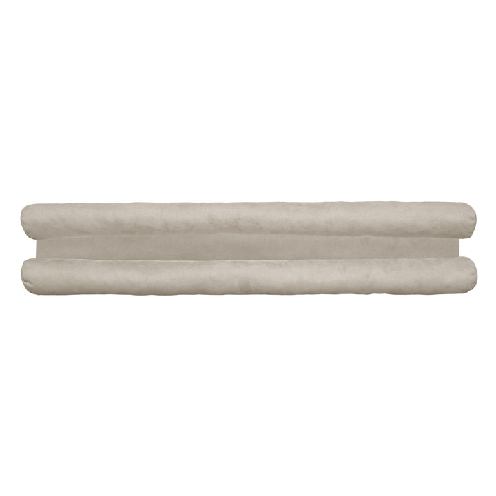 Atout Ciel Zugluftstopper, doppelt, aus Veloursleder, 80 cm, Beige, Beige