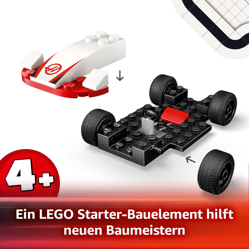 LEGO City F1 Williams Racing und Haas F1 Rennautos - Formel 1 Spielzeug mit baubaren Autos und 2 Ren