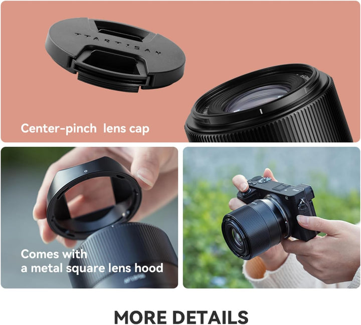 TTARTISAN AF 56 mm F/1.8 für Sony E-Mount-Objektiv 56 mm f1.8 APS-C Objektive (E-Fassung), Sony E