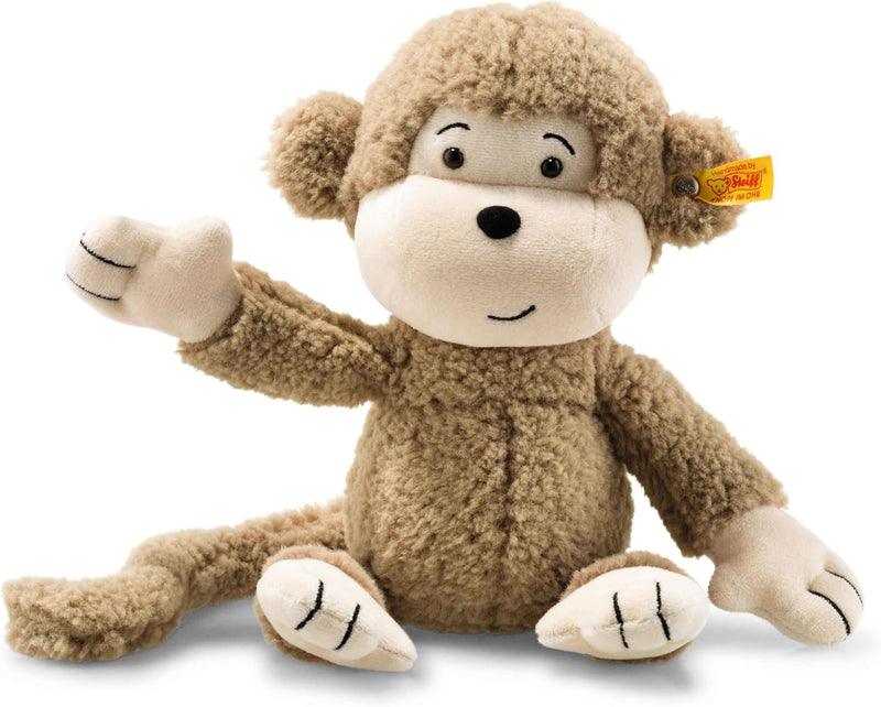 Steiff Kuscheltier Brownie Affe, Süsses Stofftier mit Kunststoffaugen, Kinder, Jungen & Mädchen, Sof