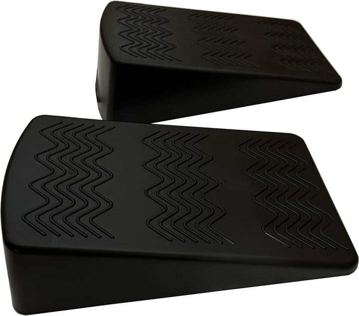 qibylift Yoga-Keil-Block-Paare, schwarze schräge Board-Wadendehner, Übungsrampen für Gewichtheben, P