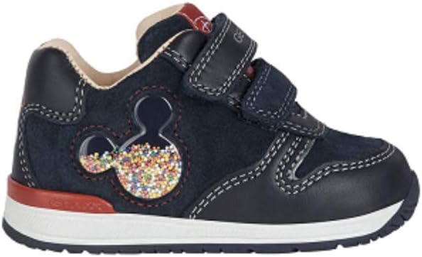 Geox Baby-Jungen B Rishon Boy D First Walker Shoe 18 EU Navy, 18 EU Navy