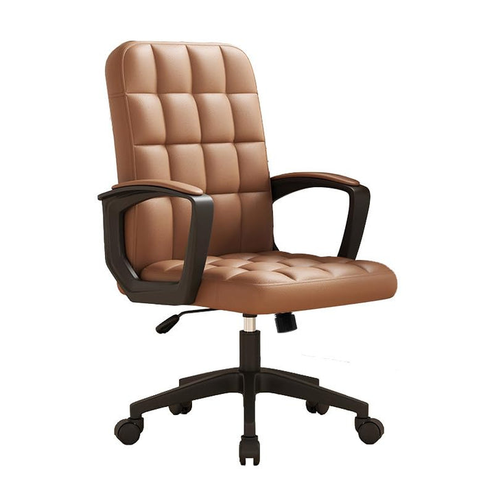 Leder Ergonomische Schreibtischstuhl-Bürostuhl, 360 ° Schwenk Mit Hoher Dichte, Höhepunkt, Höhe Eins