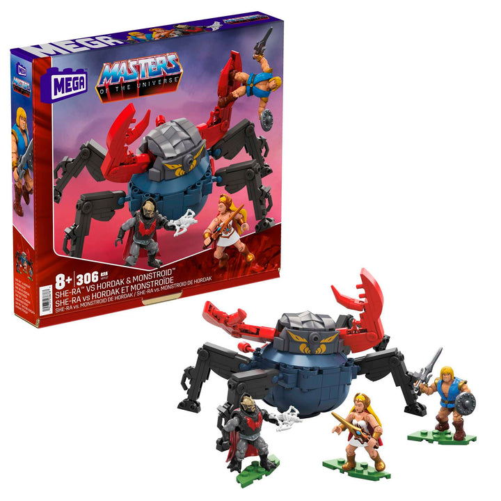 MEGA HFF27 - Mega Construx Masters of the Universe She-Ra vs Hordak & Monstroid Angriff Fahrzeug Bau