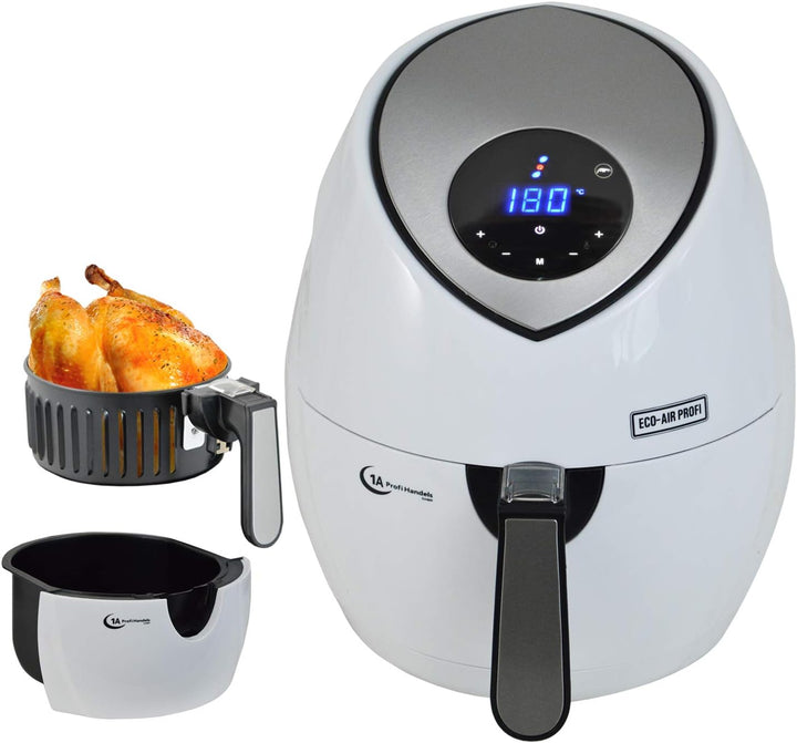 FRITTEUSE OHNE FETT HEISSLUFT-FRITTEUSE DIGITAL MULTI FRITTEUSE HEISSLUFT ECO-AIR-PROFI DC-1400W-1 w